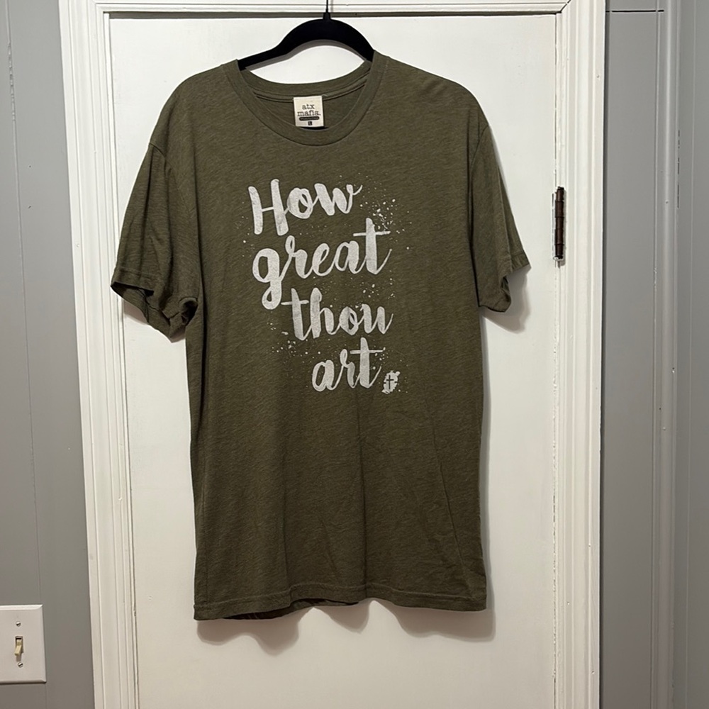 Atx Mafia Green Relaxed Short Sleeve Tee